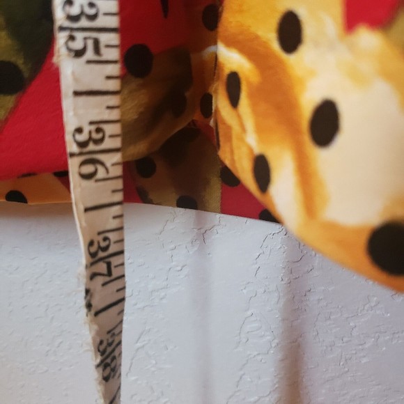 Shelby & Palmer Sheath Dress Red Yellow Floral 3/4 Sleeve Size 10 - Picture 8 of 12